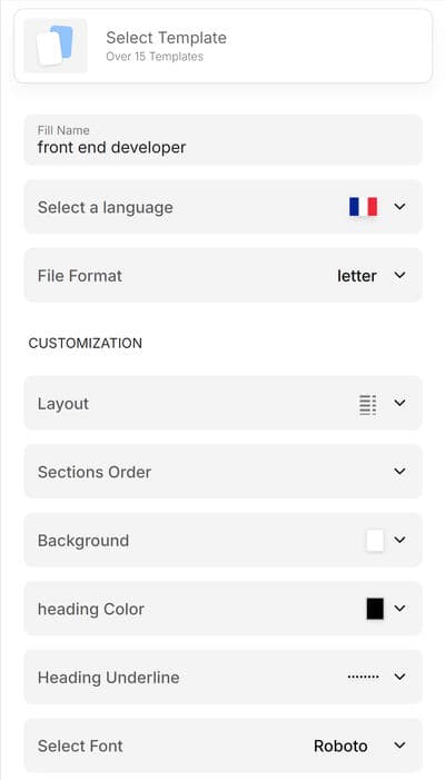 Resume Builder