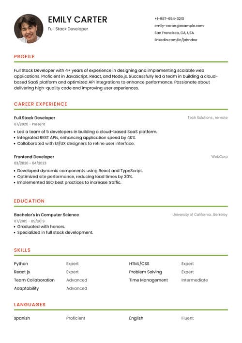 resume builder ats resume minimal resume resume-templates